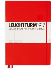 Caiet Leuchtturm1917 Master Classic - A4+, pagini albe, roșu -1