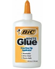 Lipici Bic - White Glue, 118 ml	 -1