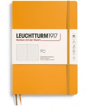 Caiet Leuchtturm1917 Composition - B5, portocaliu, pagini cu puncte, copertă moale