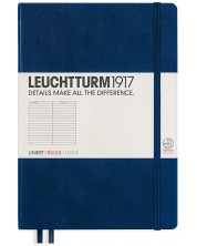 Agenda Leuchtturm1917 Medium - A5, Albastra, pagini liniate -1