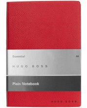 Caiet Hugo Boss Essential Storyline - A6, foi albe, roșu -1