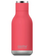 Asobu Urban Thermal Bottle - 460 ml, culoare piersică