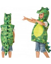Costum de carnaval pentru copii Heunec - Crocodil verde, 4-7 ani -1