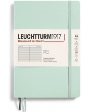 Notebook-ul Leuchtturm1917 Natural Colors - A5, verde deschis, liniat, coperte moi -1