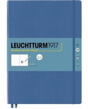 Agenda Leuchtturm1917 Master - A4+, albastra, pagini albe -1