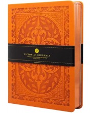 Carnețel Victoria's Journals Old Book - A5,  portocale -1
