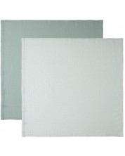 Scutece finet Bebe-Jou - Pure Cotton Green, 70 х 70 cm, 2 buc
