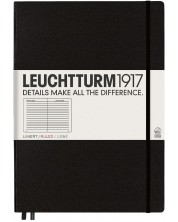 Agenda Leuchtturm1917 Notebook Master Classic A4 - Negru, pagini liniate