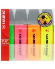 Text marker Stabilo Boss Original - 4 culori