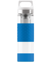 Termos Sigg Hot and Cold - din sticla, albastru deschis, 0.4 L 