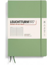 Caiet Leuchtturm1917 Composition - B5, verde deschis, liniat, copertă rigidă -1