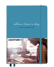 Agenda Leuchtturm1917 - 5 Year Memory Book, albastru deschis -1