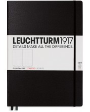 Agenda Leuchtturm1917 Notebook Master Slim A4 - Negru, pagini punctate