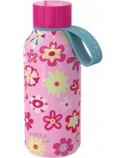 Sticlă termică Quokka Kids - Solid, Flowers, 330 ml -1