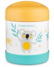 Recipient termic pentru depozitarea alimentelor Canpol babies - Exotic Animals, 300 ml