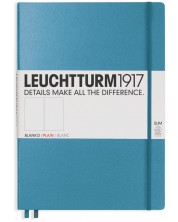 Agenda Leuchtturm1917 Master Slim - A4+, pagini albe, Nordic Blue -1