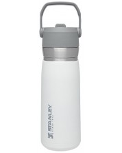 Sticlă termică pentru apă Stanley IceFlow Go Flip Straw - Polar, 0.65 l -1