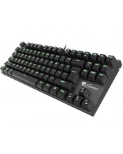 Tastatura mecanica Genesis THOR 300 - TKL, switch albastru,iluminare din spate  verde, pentru PC 