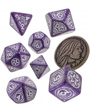 Set de zaruri The Witcher Dice Set: Yennefer - Lilac and Gooseberries -1