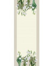 Traversa pentru masă Rakla - Snowdrop, 47 х 140 cm -1