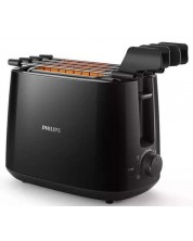 Prăjitor de pâine Philips - HD2583/90, 650W, 8 viteze, negru -1