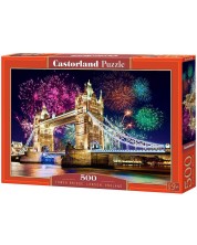 Puzzle Castorland din 500 de piese - Tower Bridge, Londra -1