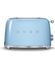 Toaster Smeg - TSF01PBEU, 950W, 6 trepte, albastru
