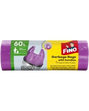 Saci de gunoi  Fino - Color, 60 L, 20 buc, mov -1