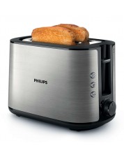 Prajitor de paine Philips - Viva Collection HD2650, 950W, 8 viteze, argintiu -1