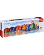 Puzzle panoramic Trefl din 1000 de piese - Groningen -1