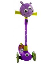 Tricicleta cu 3 roți Pat Avenue - cu ochi de monstru Purpy Plush Animal de pluș