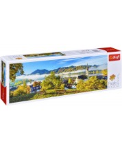 Puzzle panoramic Trefl din 1000 de piese - Lacul Schliersee -1