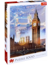 Puzzle Trefl din 1000 de piese - Londra in zori -1