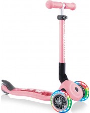 Trotineta Globber - Junior Fant, roti luminoase, Pink