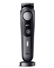 Trimmer pentru barbă și față Braun - BT9441 TITAN, negru -1