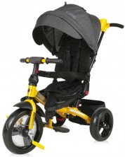 Tricicleta cu roti EVA Lorelli - Jaguar, Black & Yellow	