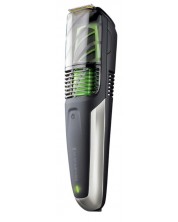 Trimmer Remington - Vacuum Beard & Stubble, negru/verde -1