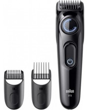 Aparat de tuns barba Braun - BT3520, Black/Blue - imagine 1