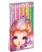 Creioane colorate Nebulous Stars - Printesa Petunia, 12 bucati