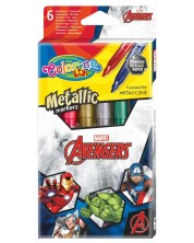 Markere colorate Colorino - Marvel Avengers, 6 culori