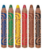 Creioane colorate Colorino Kids - Jumbo, 6 culori -1