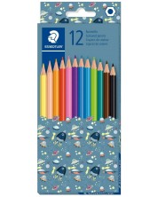 Creioane colorate Staedtler Pattern 175 - 12 culori, sortiment
