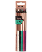 Creioane colorate Milan Copper - 3.5 mm, 6 culori