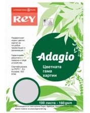 Carton colorat pentru copiator Rey Adagio - Lavender A4, 160 g/m2, 100 coli -1