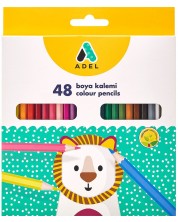 Creioane colorate Adel - 48 de culori -1