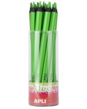 Creion colorat Apli - Jumbo Neon, verde -1