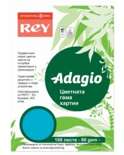 Hartie colorata pentru copiator  Rey Adagio - Deep Blue, A4, 80 g, 100 coli