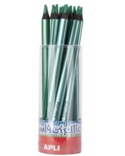 Creion colorat Apli - Jumbo Metalic, verde