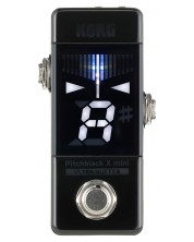 Pedală tuner Korg - Pitchblack X Mini, cromatic, cu Ultra Buffer
