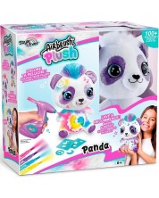 Set creativ Canal Toys - Jucărie de pluș de colorat, Panda dulce -1